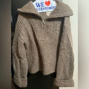 GUC Alpaca-blend, zip up sweater